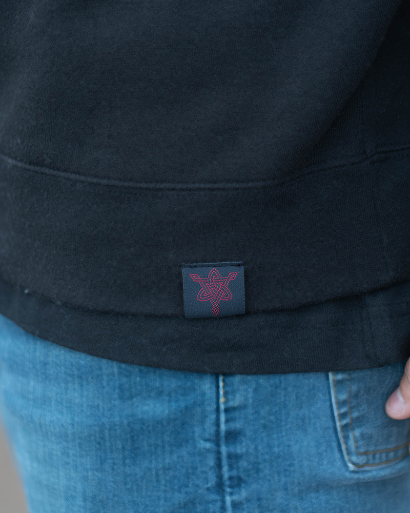details of the embroidered jumper from northen black