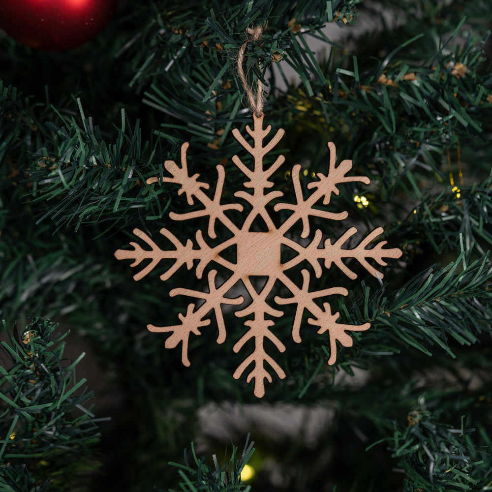 SNOWFLAKE BINDRUNE NORSE TREE ORNAMENTS