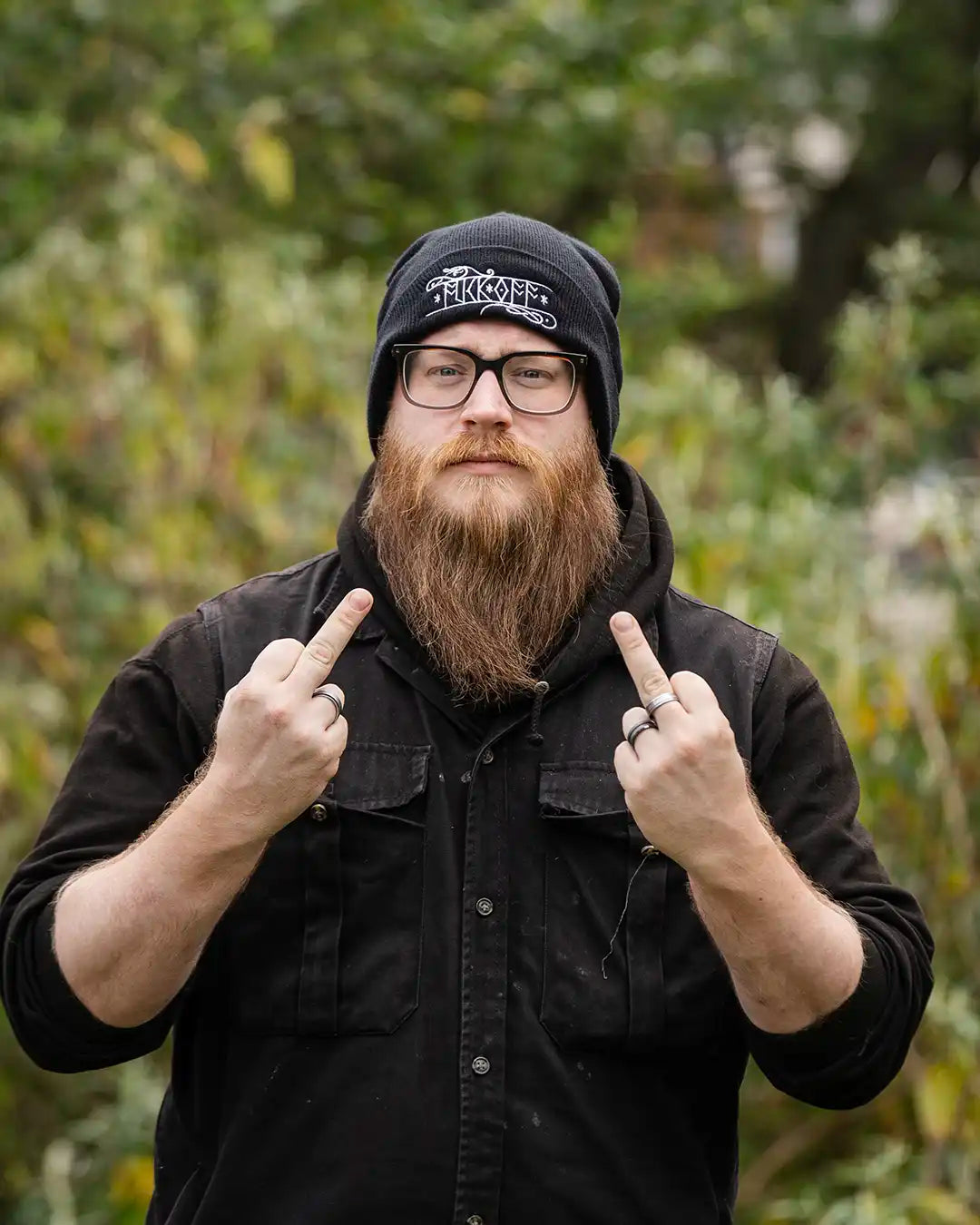 F*CK OFF BEANIE – NorthernBlack