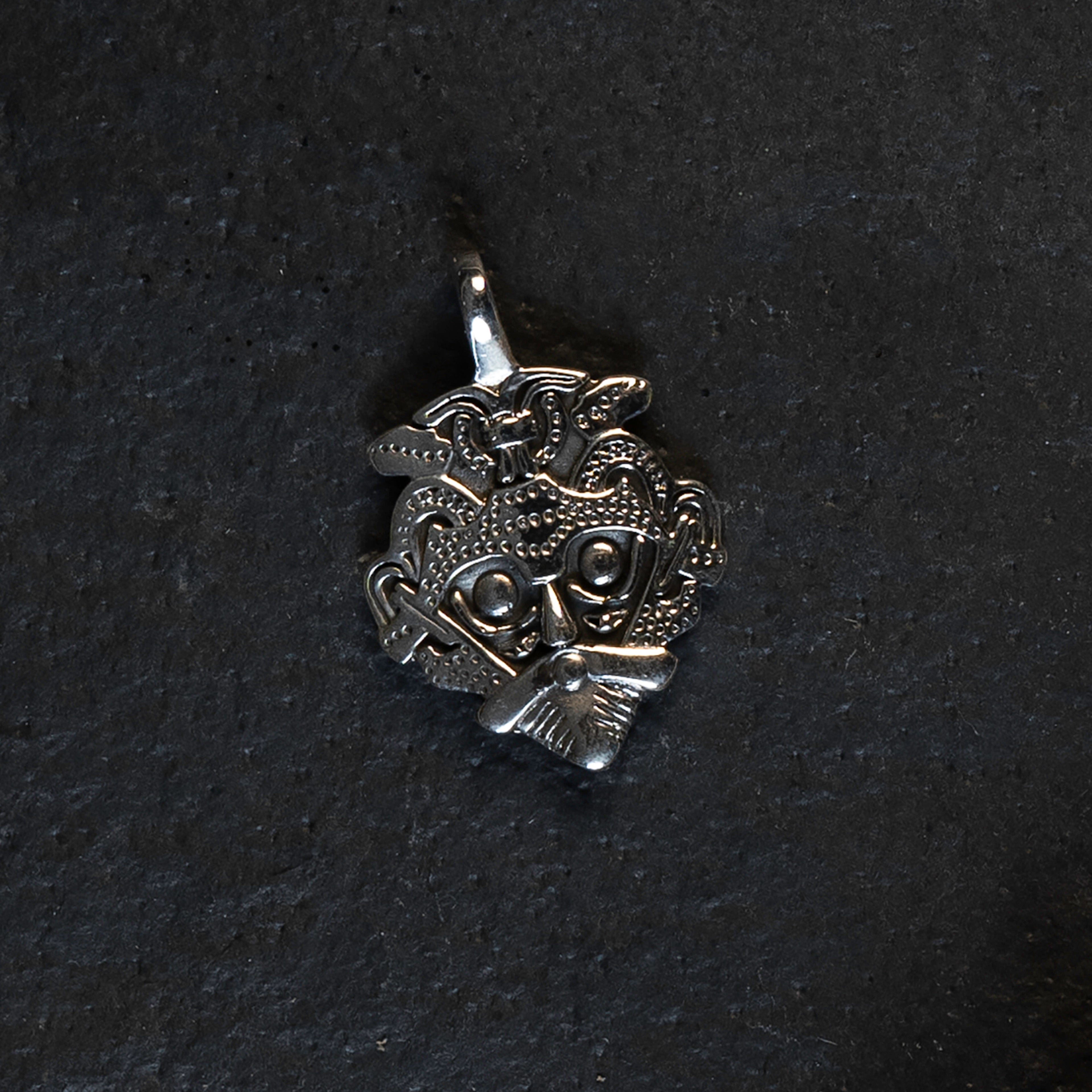 JEWELLERY • GNEZDOVO MASK PENDANT, SILVER