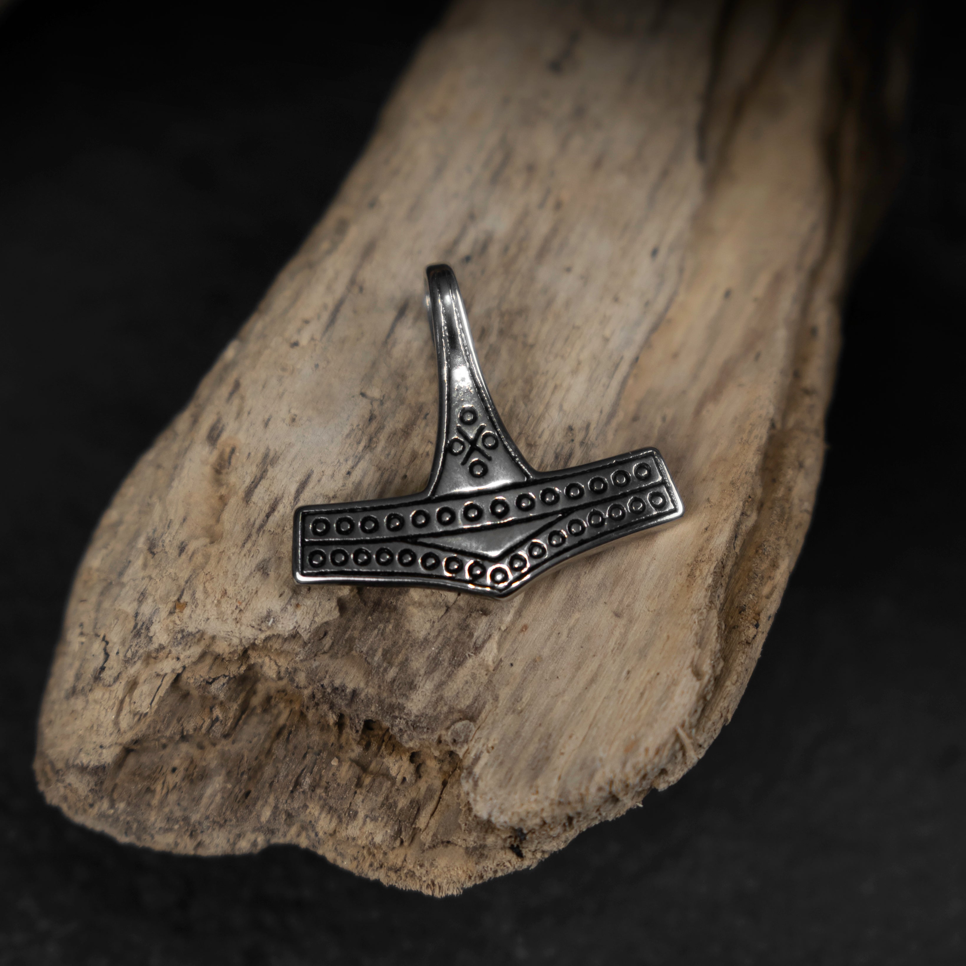 JEWELLERY • THOR'S HAMMER, STEEL RØMERSDAL PENDANT