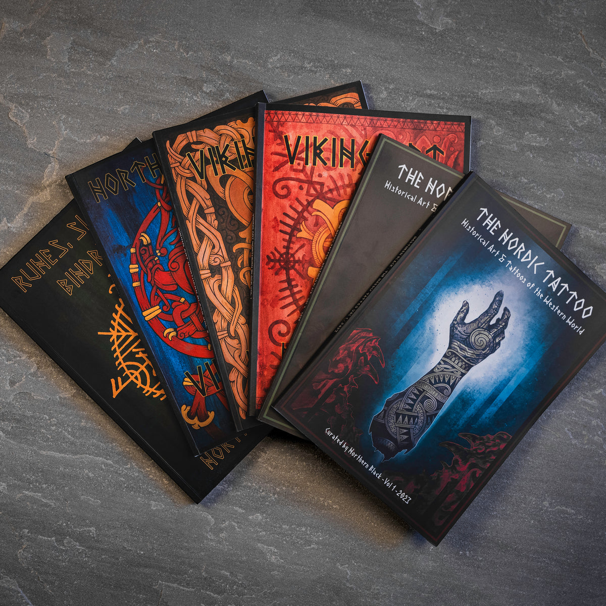 Northern Black's Complete Collection Physical Editions of Norse Art