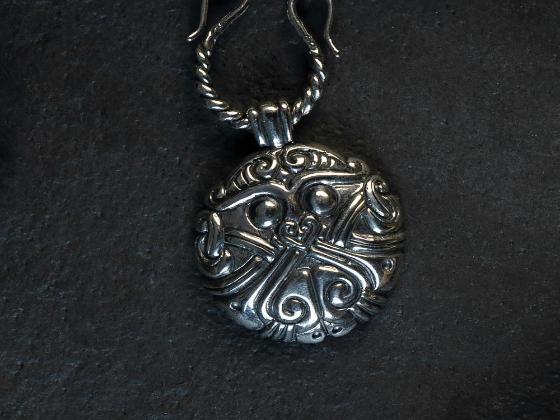 necklace with godmask piece