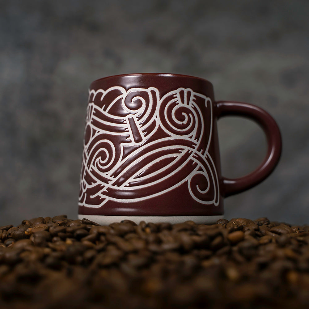 The Dwarven King, Viking Mug (Red)